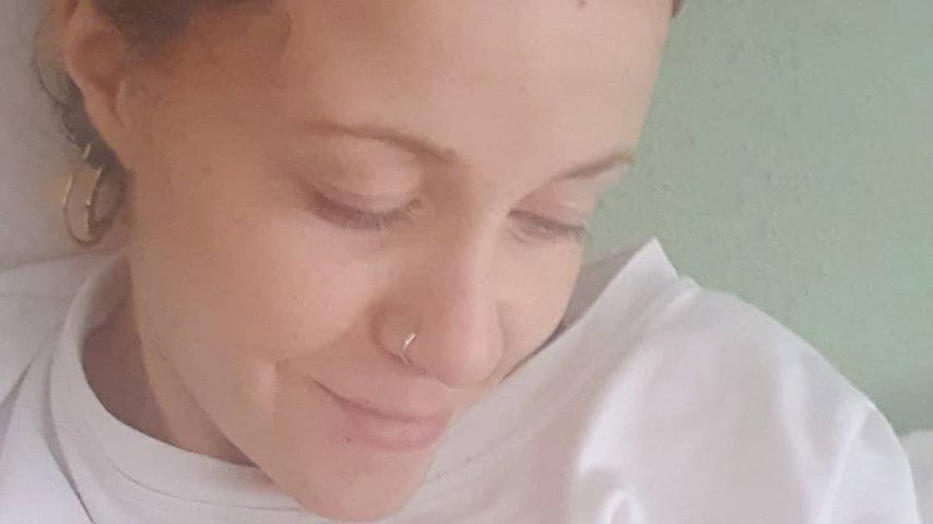 Joy Müller und Baby Javis