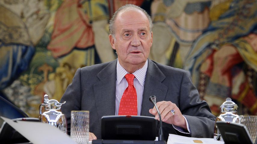 Juan Carlos I. bei einer Audienz in Madrid im Mai 2015
