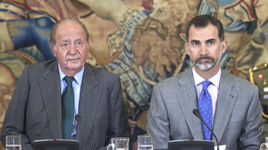 König Juan Carlos und König Felipe