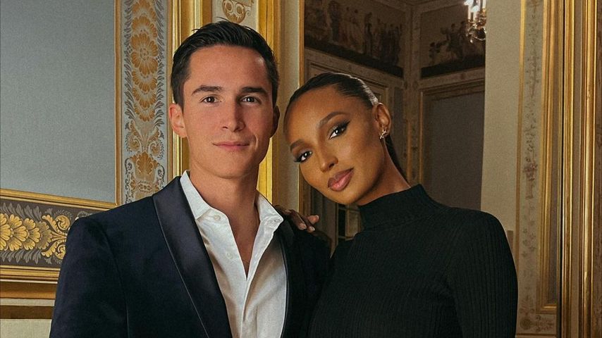 Juan David Borrero und Jasmine Tookes im Oktober 2022