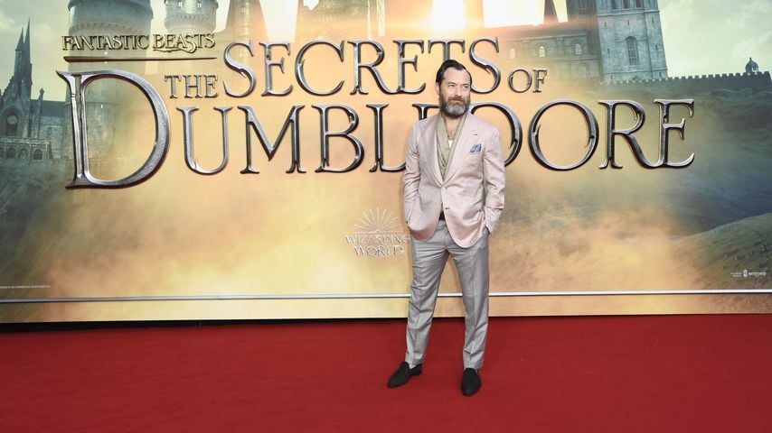 Jude Law bei der Premiere zu "Fantastic Beasts: The Secrets of Dumbledore" 2022 in London