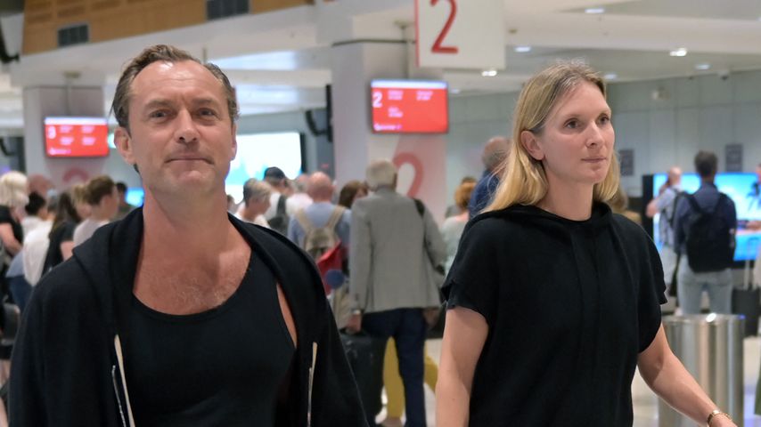 Jude Law und seine Familie im Februar 2024