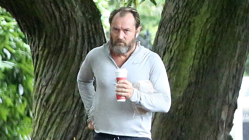 Vorbereitung auf Captain Hook? Jude Law lässt Haare wachsen