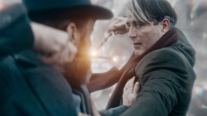 Jude Law und Mads Mikkelsen in "Phantastische Tierwesen 3: Dumbledores Geheimnisse"