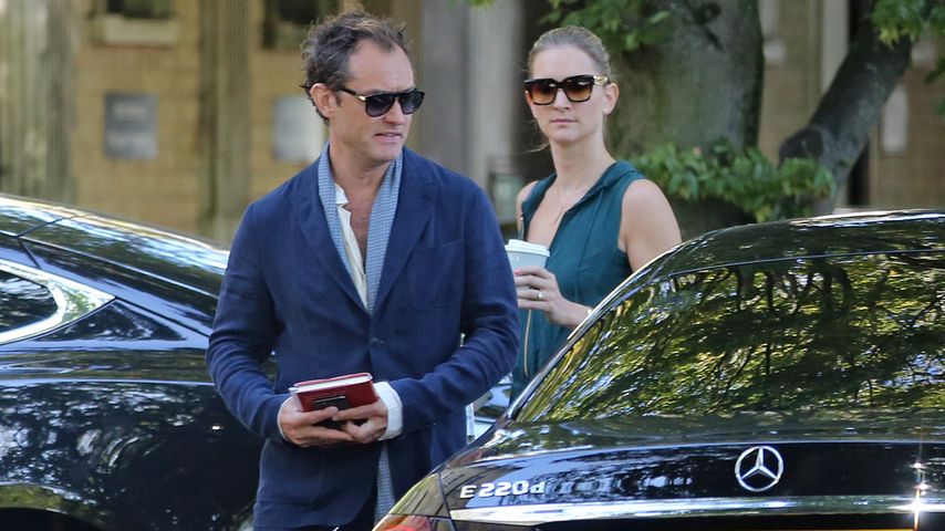 Jude Law und seine Frau Phillipa Coan im September 2019