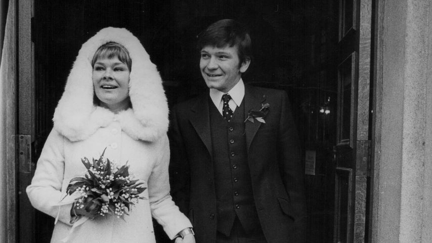 Judi Dench und Michael Williams bei ihrer Hochzeit im Februar 1971