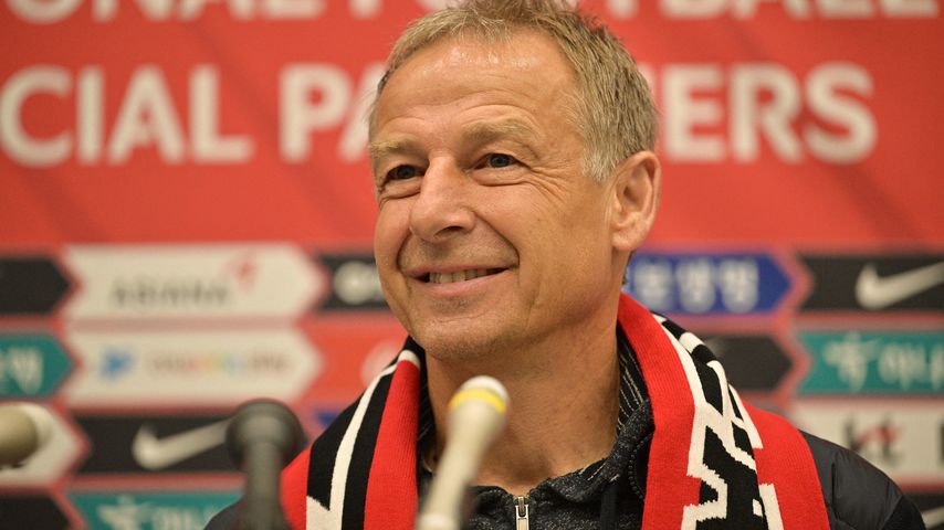 Jürgen Klinsmann bei seiner Vorstellung in Südkorea