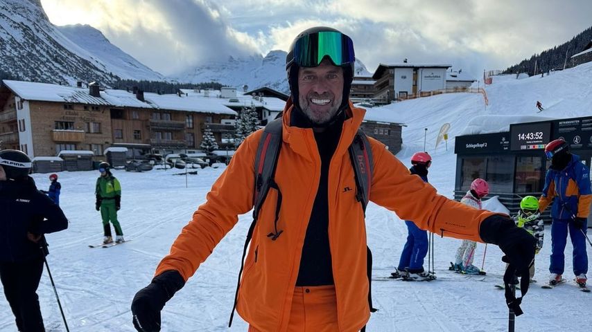 Wie ein Profi: So lässig fährt Jürgen Klopp Skipiste runter