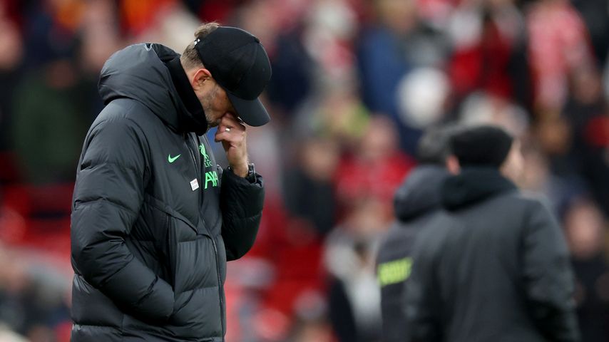 Jürgen Klopp beim Fußballspiel, Januar 2024