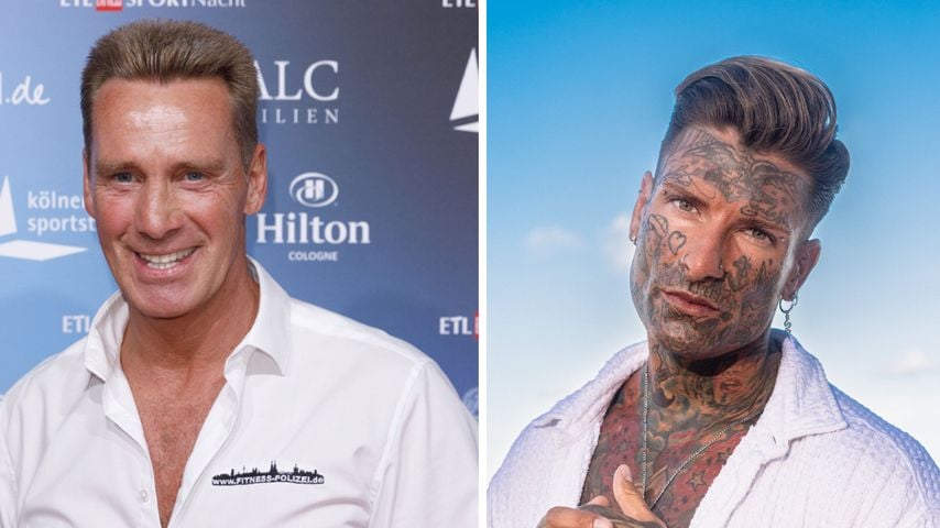 Mit Hund: Jürgen Milski hat Nikola Grey in Marokko gesichtet