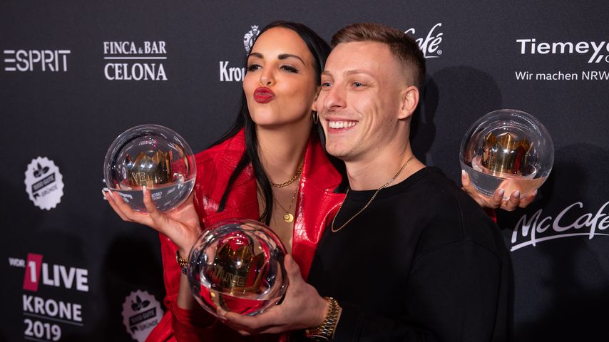 Juju und Felix Lobrecht bei der 1Live Krone 2019