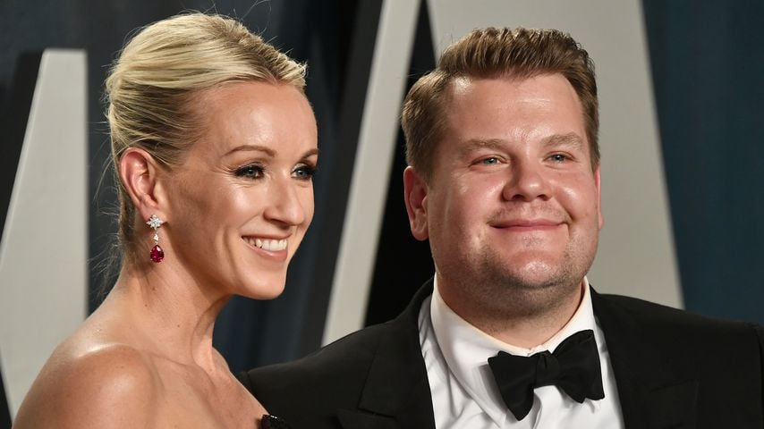 Julia Carey und James Corden bei der Vanity Fair Oscar Party 2020
