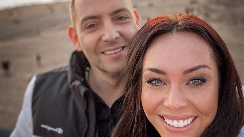Influencerin Julia Holz (r.) mit ihrem Verlobten Iwan