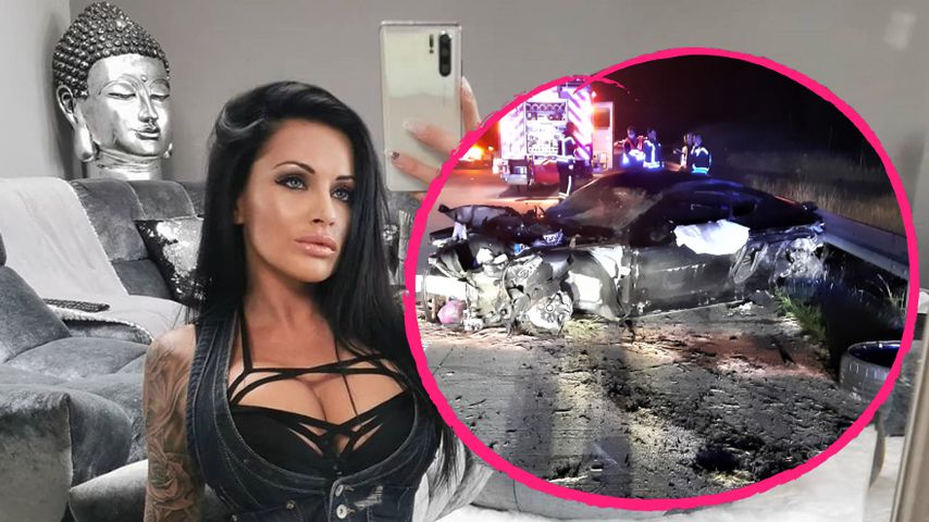 Krasse Bilder: Julia Jasmin Rühles Unfallauto total zerstört