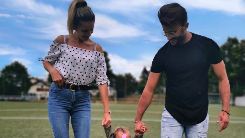 Julia, Lia und Domenico De Cicco im Juli 2019