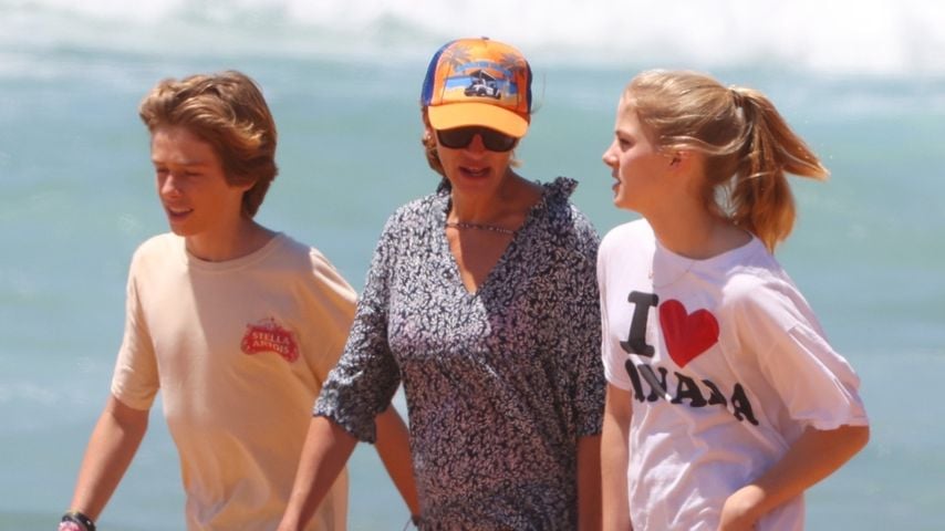Julia Roberts mit ihren Kindern
