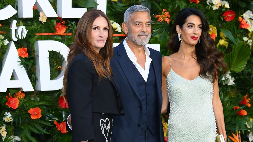 Julia Roberts, George Clooney und seine Frau Amal im September 2022 in London