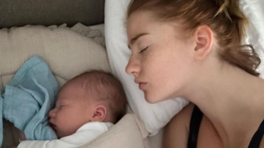 Julia Schulze und ihr Sohn Emil
