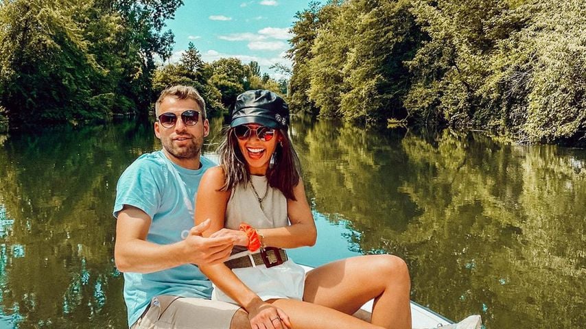 Julian Büscher und Sarah Lombardi