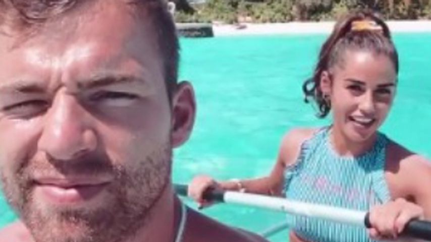 Julian Büscher und Sarah Lombardi auf den Malediven