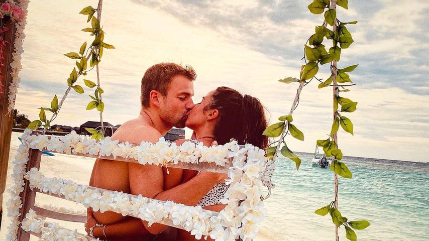Sarah Lombardi und Julian Büscher auf den Malediven
