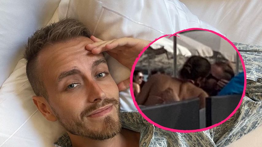 Erwischt! Hier knutscht Julian Claßen seine Neue im Urlaub