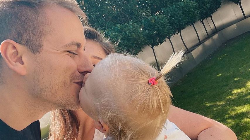 Julian und Bibi Claßen mit ihrer Tochter Emily