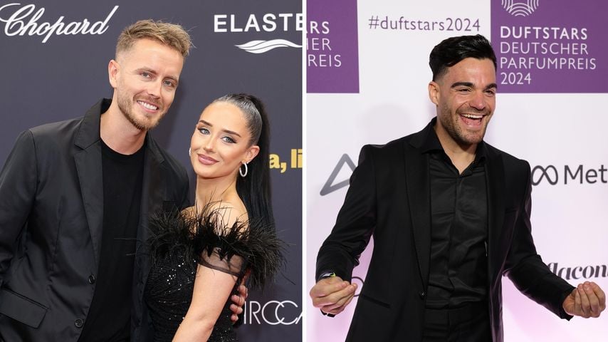 Stefano Zarrella beglückwünscht Julian Claßen zu Babynews