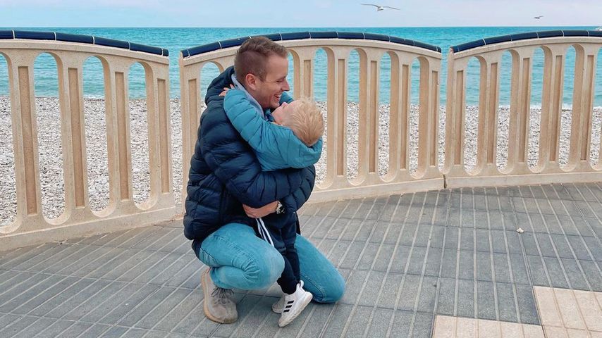 Julian Claßen mit seinem Sohn Lio