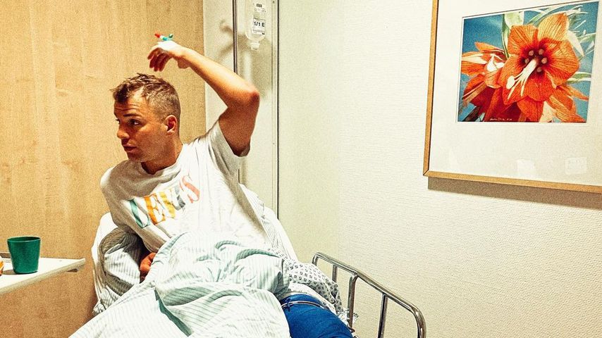 Julian Engels nach seiner Kreuzband-OP
