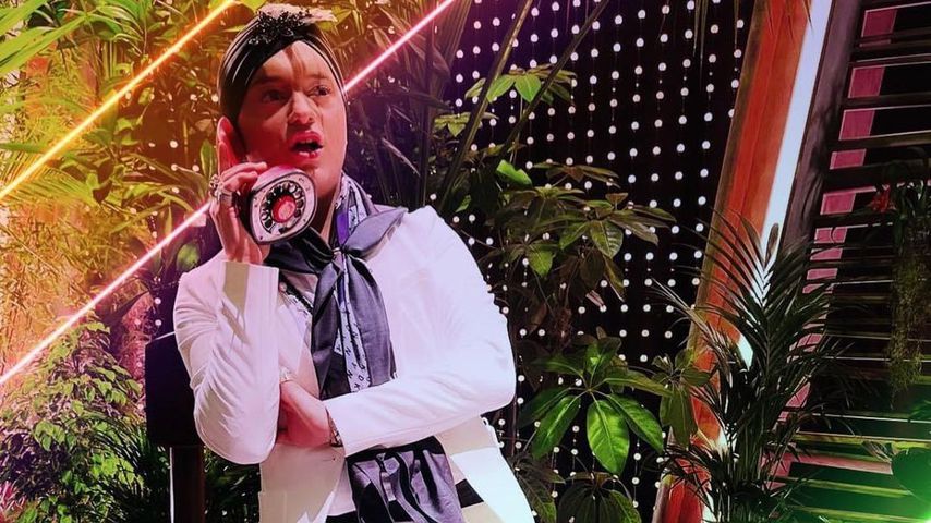 Julian F.M. Stoeckel im TV-Studio von "Ich bin ein Star - Die große Dschungelshow"