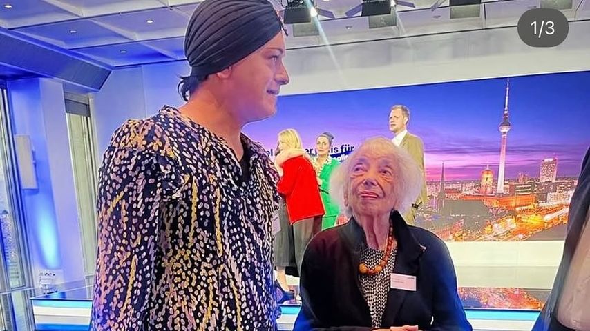 Julian F.M. Stoeckel, Realitystar, und Margot Friedländer, Holocaust-Überlebende
