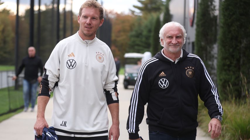 Julian Nagelsmann und Rudi Völler im Oktober 2023