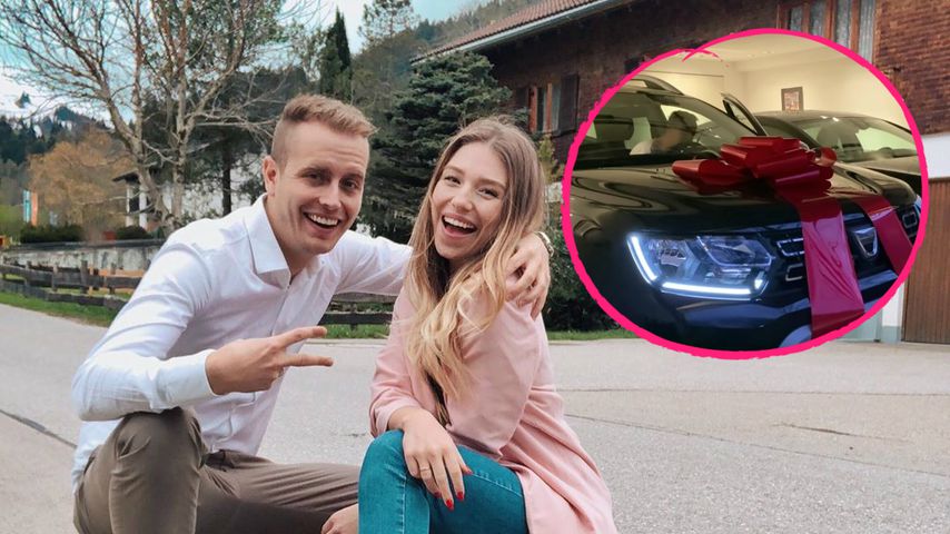 So spendabel: Bibi und Julian schenkten Schwester ein Auto!