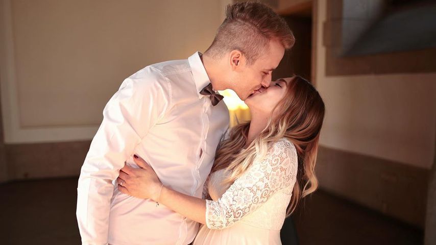 Julian und Bibi Claßen an ihrem Hochzeitstag