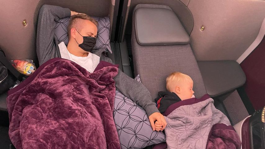 Julian Claßen mit seinem Sohn Lio