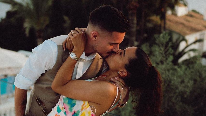 Fußballer Julian Weigl und Sarah im Juni 2022