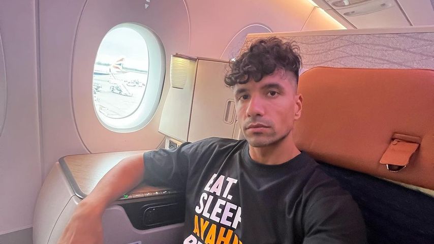 Julian Zietlow im Flugzeug