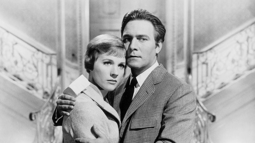 Julie Andrews und Christopher Plummer am Set von "The Sound of Music" (1965)