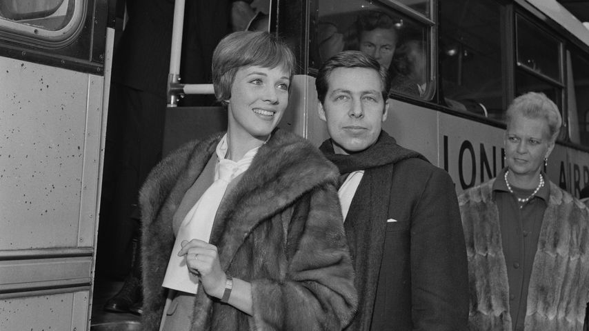Julie Andrews und Tony Walton 1963
