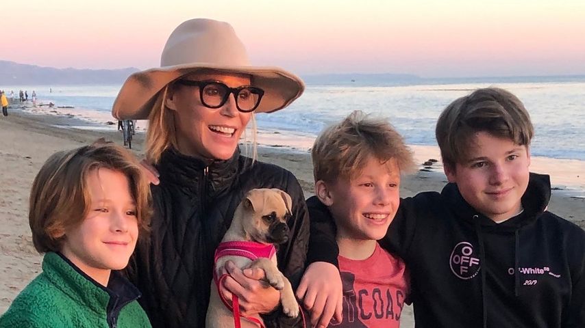 Julie Bowen mit ihren Kindern im November 2020