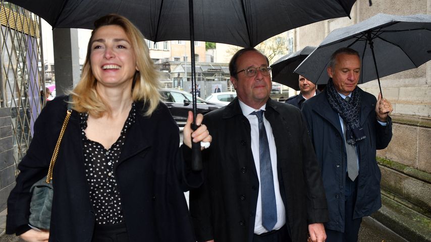 Julie Gayet und François Hollande im April 2022