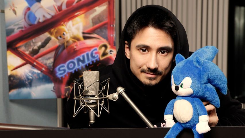 Julien Bam im Aufnahme-Studio für "Sonic the Hedgehog 2"