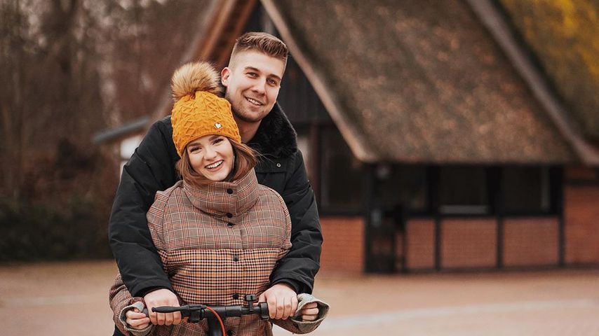 Julita und ihr Freund Florian im Januar 2020