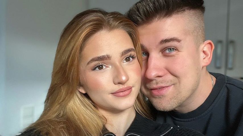 Julita und ihr Freund Florian im Januar 2022