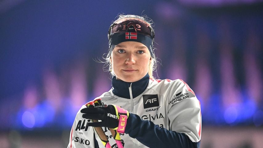 Juni Arnekleiv bei der Biathlon World Team Challenge in Gelsenkirchen