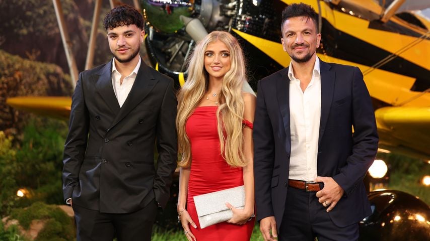 Junior Andre, Princess Andre und Peter Andre im Mai 2025