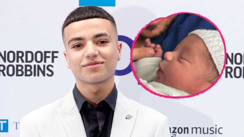 Süße Worte: Junior Andre begrüßt seine neue Halbschwester!