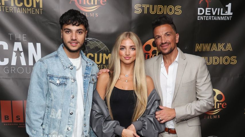 Junior Savva, Princess und Peter Andre im Mai 2025