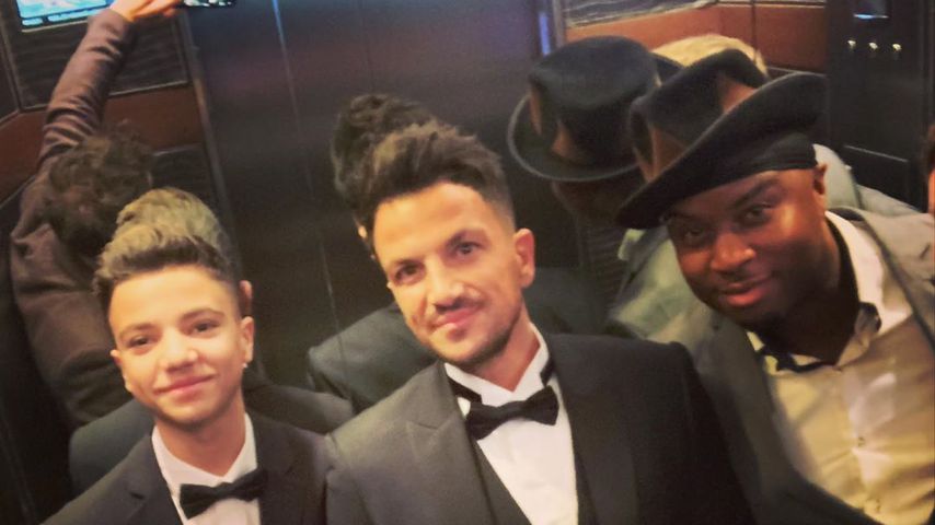 Junior und Peter Andre